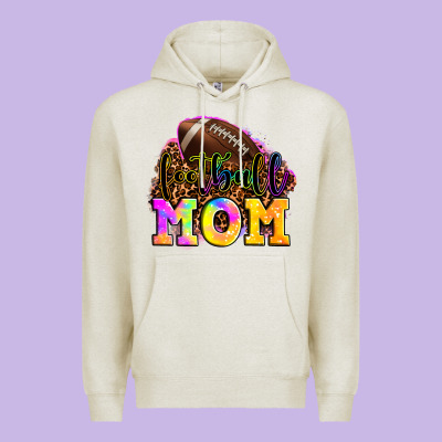 Football Mom Premium Hoodie Designed By Oliviacreatesart