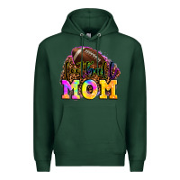 Sports Green football mom Premium Hoodie - OliviaCreatesArt