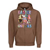 Chestnut Easter with my gnomies  Easter Day Zipper Hoodie - CowGirlArtShop
