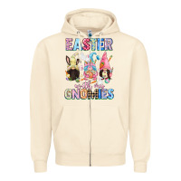 Sandshell Easter with my gnomies  Easter Day Zipper Hoodie - CowGirlArtShop