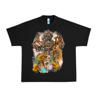 Black Western Rabbit with Crosses Urban Heavy Tee - LillyAllenDesigns