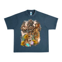 Midnight Navy Western Rabbit with Crosses Urban Heavy Tee - LillyAllenDesigns