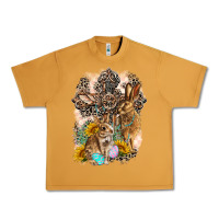 Peanut Butter Western Rabbit with Crosses Urban Heavy Tee - LillyAllenDesigns
