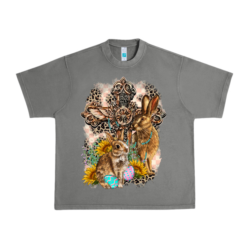 Western Rabbit With Crosses Urban Heavy Tee by LillyAllenDesigns | Teevron