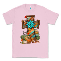 Bubblegum Pink fall cross Classic Tee - BundleAndBundleShop