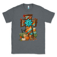 Charcoal Heather fall cross Classic Tee - BundleAndBundleShop