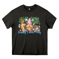Asphalt Gnome Bunny Happy Eater Day Heavy Core Tee - NancyCooperArtShop