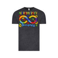 Vintage Black neurodiversity awareness Vintage Tee - LillyAllenDesigns
