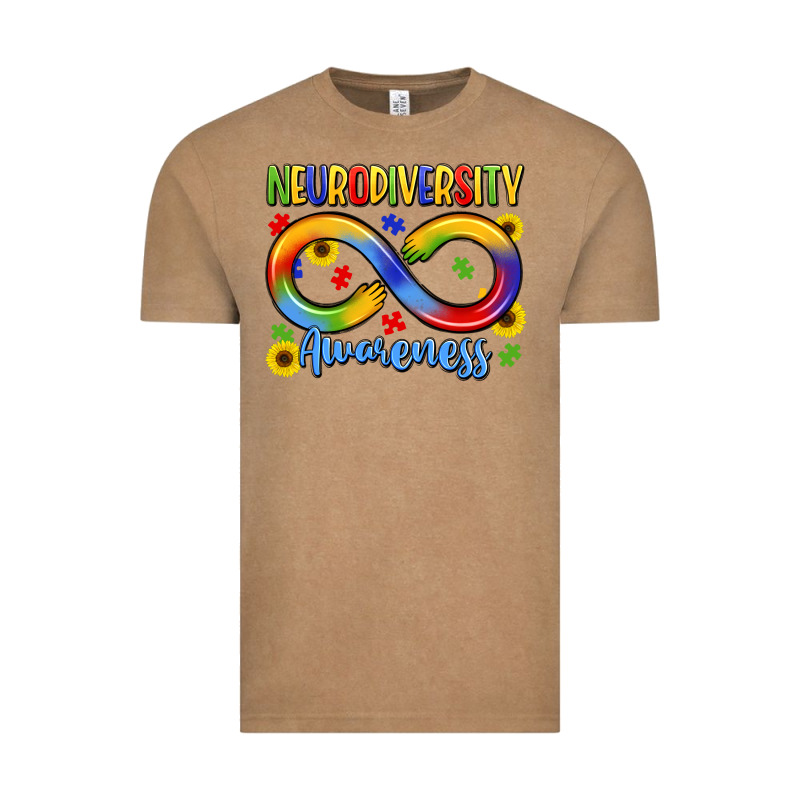 Neurodiversity Awareness Vintage Tee by LillyAllenDesigns | Teevron