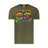 Vintage Olive neurodiversity awareness Vintage Tee - LillyAllenDesigns