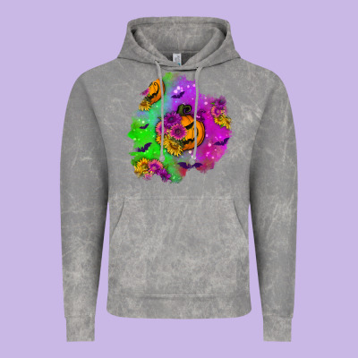 Halloween Patch 1 Vintage Hoodie Designed By Bundleandbundleshop