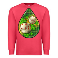 Cardinal st.patrick's teardrop earrings Premium Sweatshirt - FaDigitalArtStudio