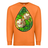 Carrot st.patrick's teardrop earrings Premium Sweatshirt - FaDigitalArtStudio