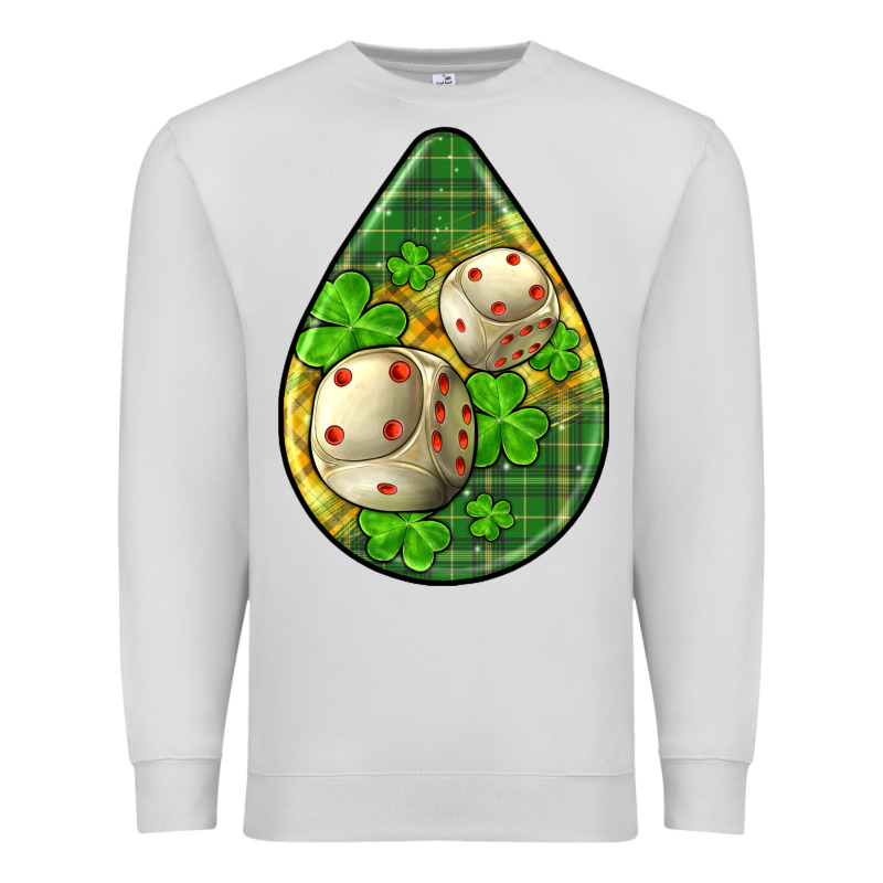 St.patrick's Teardrop Earrings Premium Sweatshirt by FaDigitalArtStudio | Teevron