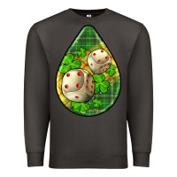 Smoke st.patrick's teardrop earrings Premium Sweatshirt - FaDigitalArtStudio