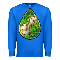True Royal st.patrick's teardrop earrings Premium Sweatshirt - FaDigitalArtStudio