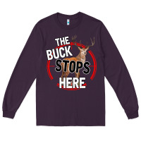 Plum The Bucks Stops Here Long Sleeve Tee - Bettercallsaul