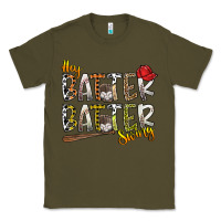 Army Green hey batter batter swing Classic Tee - SublimationCraftShop