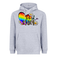 Heather Grey pride mom Heavyweight Hoodie - FaDigitalArtStudio