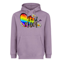 Lavender pride mom Heavyweight Hoodie - FaDigitalArtStudio