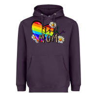 Plum pride mom Heavyweight Hoodie - FaDigitalArtStudio