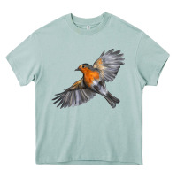 Arona Flying American Robin Heavy Core Tee - LillyAllenDesigns