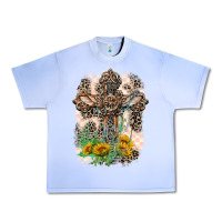 Grape Ice Western with Crosses Urban Heavy Tee - LillyAllenDesigns