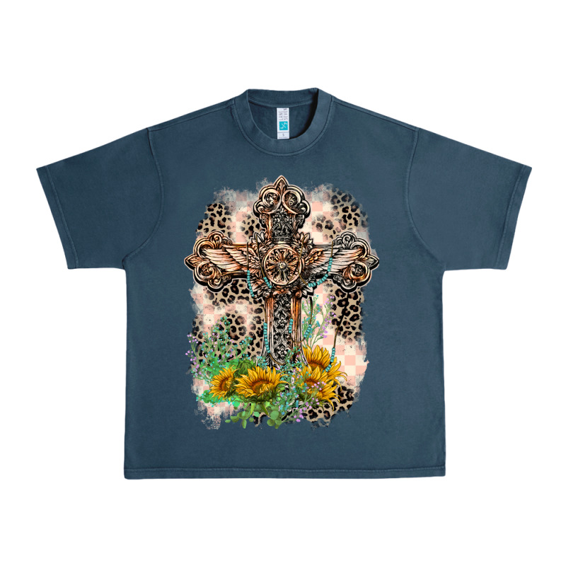 Western With Crosses Urban Heavy Tee by LillyAllenDesigns | Teevron