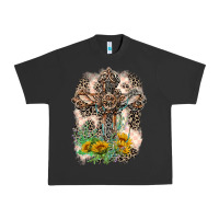 Pigment Black Western with Crosses Urban Heavy Tee - LillyAllenDesigns