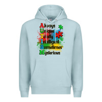 Blue Mist always unique autism Premium Hoodie - OliviaCreatesArt