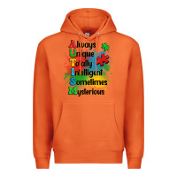 Carrot always unique autism Premium Hoodie - OliviaCreatesArt