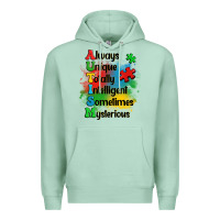 Seafoam always unique autism Premium Hoodie - OliviaCreatesArt