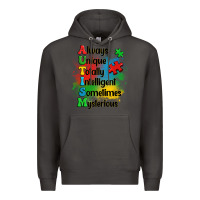 Smoke always unique autism Premium Hoodie - OliviaCreatesArt