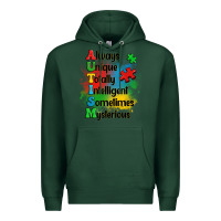 Sports Green always unique autism Premium Hoodie - OliviaCreatesArt