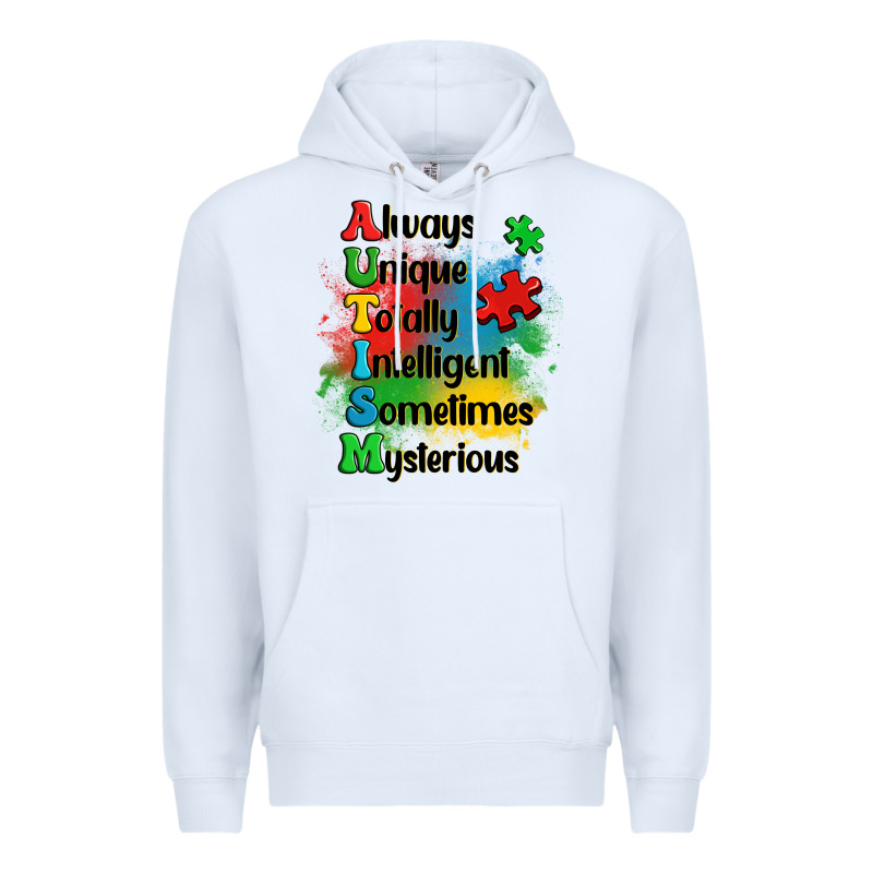 Always Unique Autism Premium Hoodie by OliviaCreatesArt | Teevron