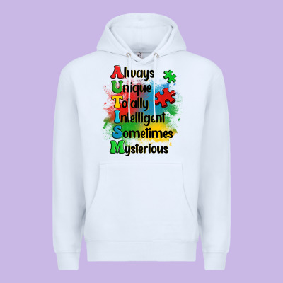 Always Unique Autism Premium Hoodie Designed By Oliviacreatesart