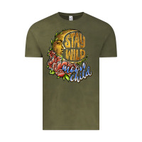 Vintage Olive stay wild moon child Vintage Tee - JahusDesignShop