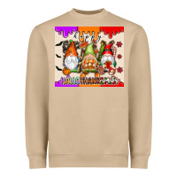 Mushroom Happy Hallothanksmas gnomes Heavyweight Sweatshirt - texasbilliewilder