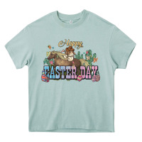 Arona Happy Easter Day Rodeo Heavy Core Tee - NancyCooperArtShop
