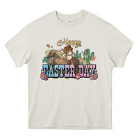 Happy Easter Day Rodeo Heavy Core Tee | Teevron