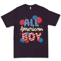 Plum all american boy Premium Tee - MaliasSmallBusiness