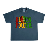 Midnight Navy Juneteenth Lion King Black Power Urban Heavy Tee - LillyAllenDesigns