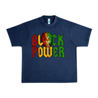 Navy Juneteenth Lion King Black Power Urban Heavy Tee - LillyAllenDesigns