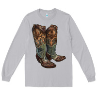 Moon Dust cowgirl boots Long Sleeve Tee - RanaPortraitStore
