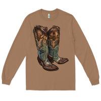 Toasted Coconut cowgirl boots Long Sleeve Tee - RanaPortraitStore