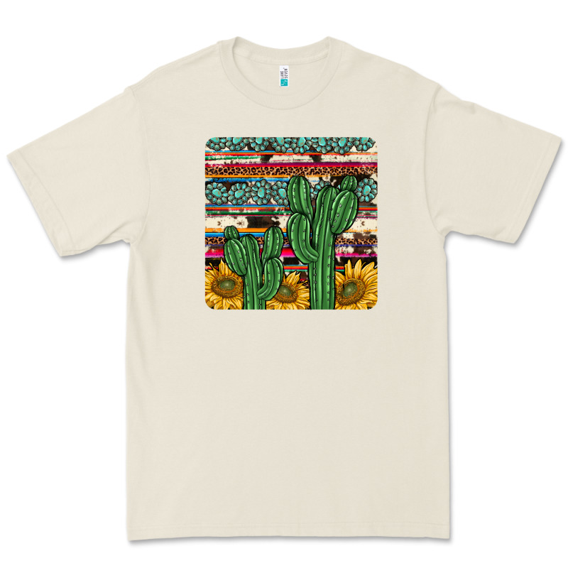 Cactus Sunflower Coaster Premium Tee by JahusDesignShop | Teevron