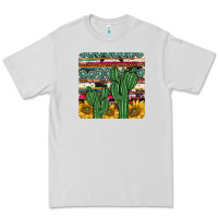 Dove Grey cactus sunflower coaster Premium Tee - JahusDesignShop