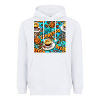 White more espresso less despresso coffee with leopard seamless pattern bbs Heavyweight Hoodie - BundleAndBundleShop