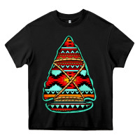 Black aztec arrowhead Heavy Core Tee - Jasminsmagicworld