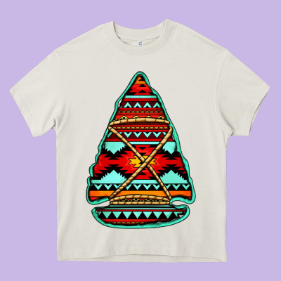 Aztec Arrowhead Heavy Core Tee Designed By Jasminsmagicworld